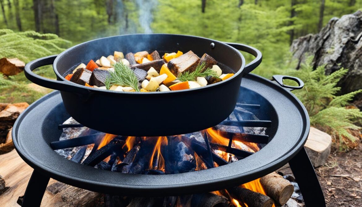 Camp Cooking Dutch Oven