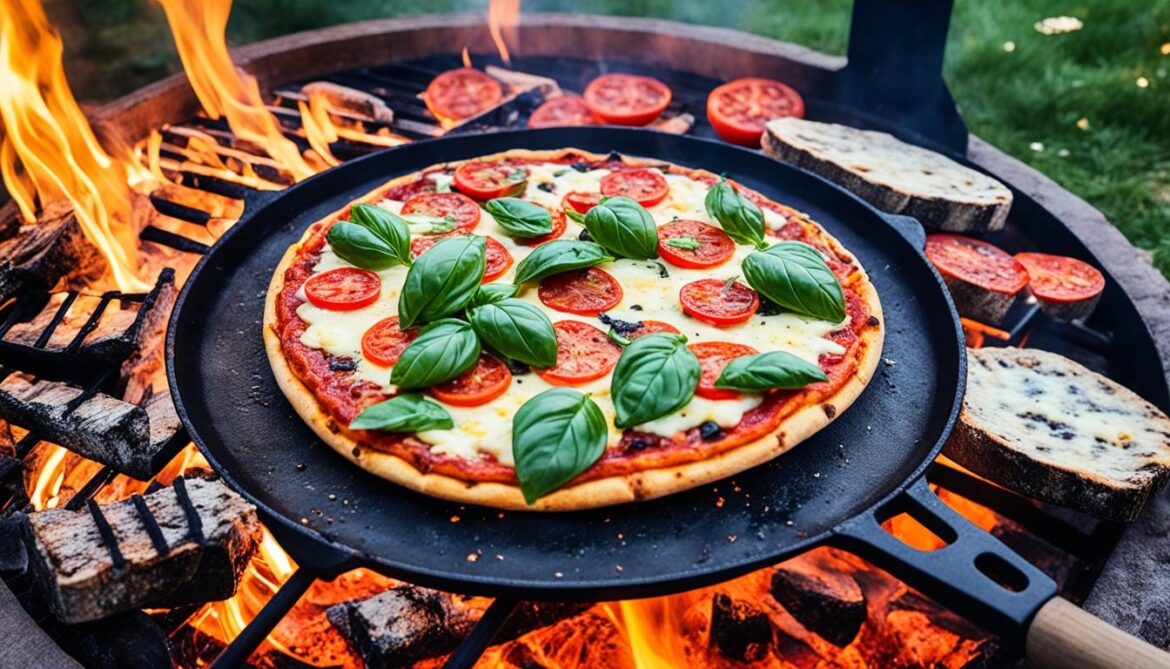 Campfire Grilled Pizza